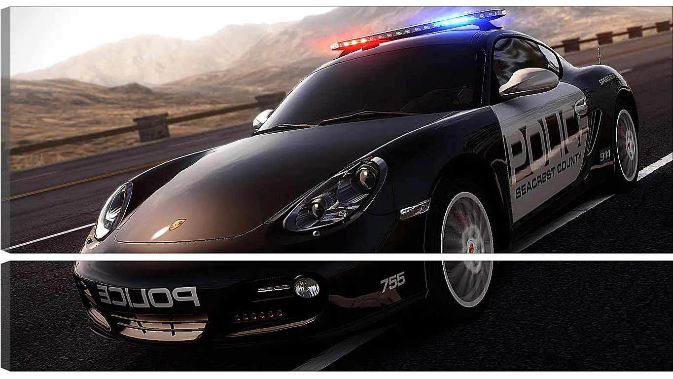 Модульная картина - nfs, need for speed, police
