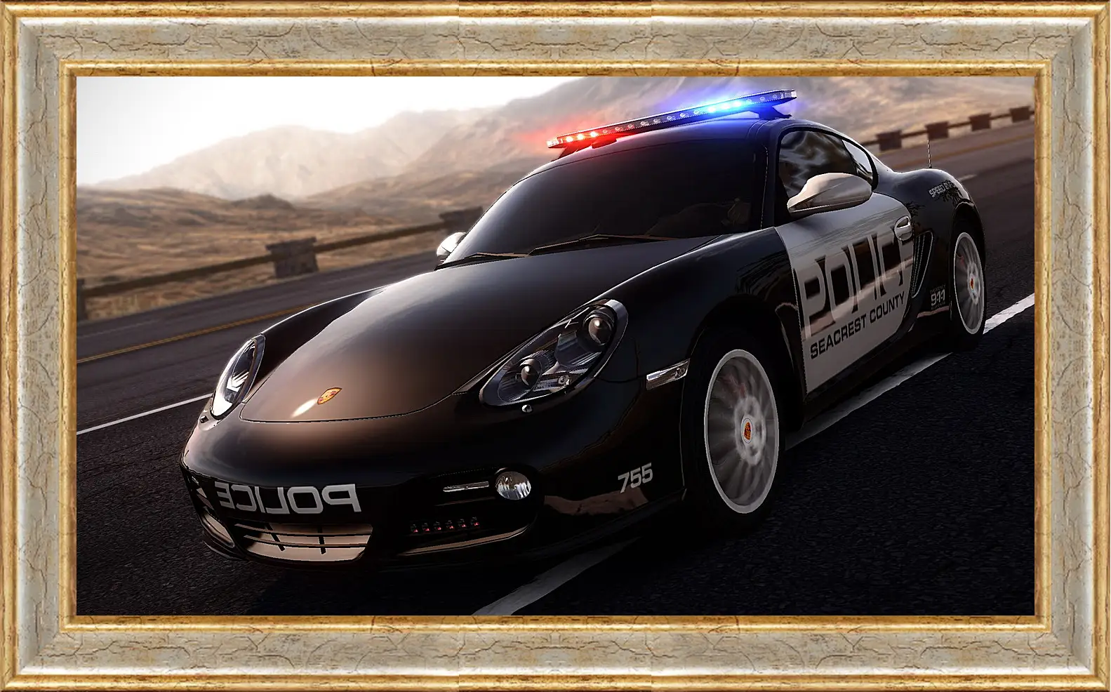 Картина в раме - nfs, need for speed, police
