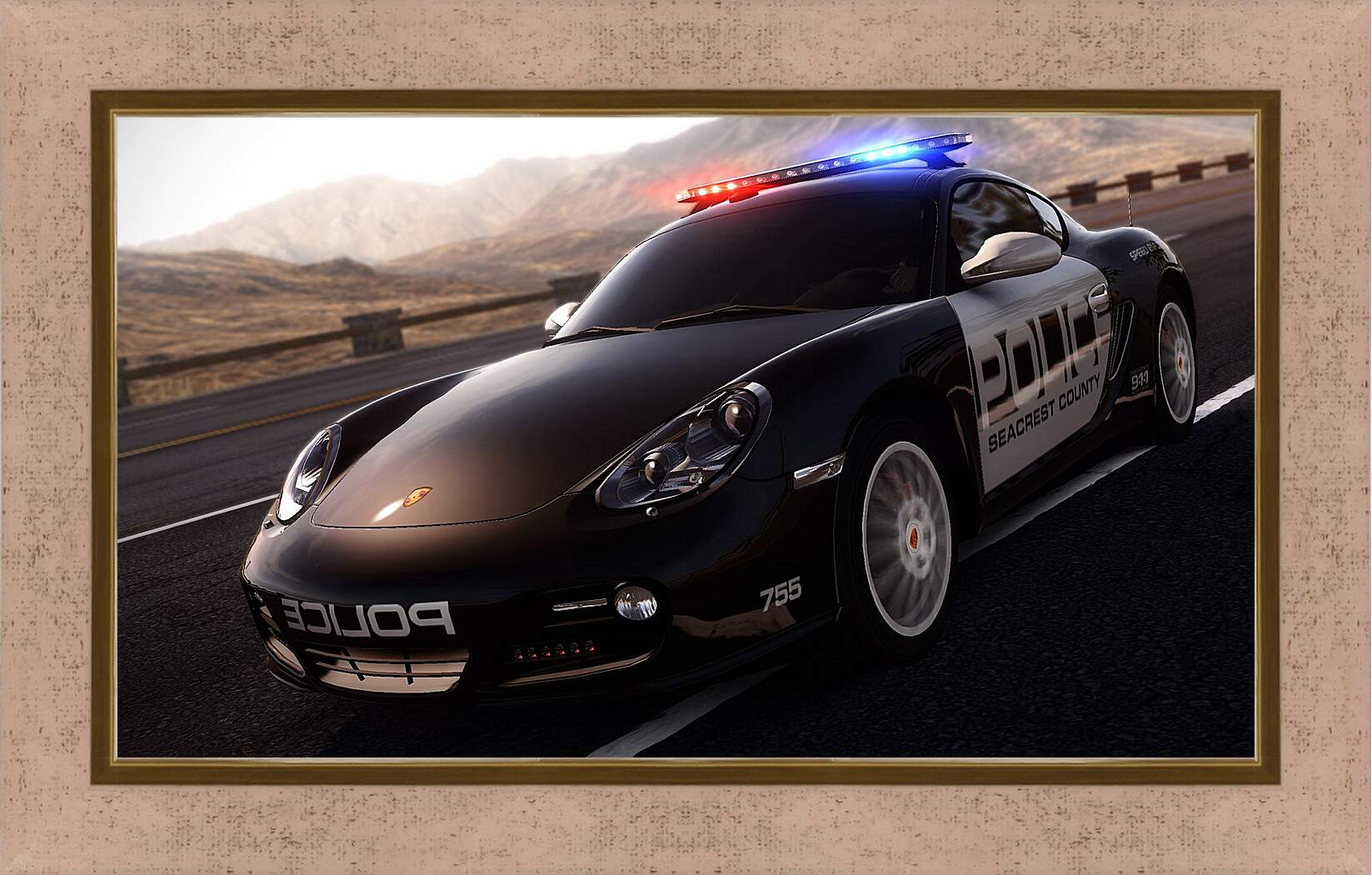 Картина в раме - nfs, need for speed, police
