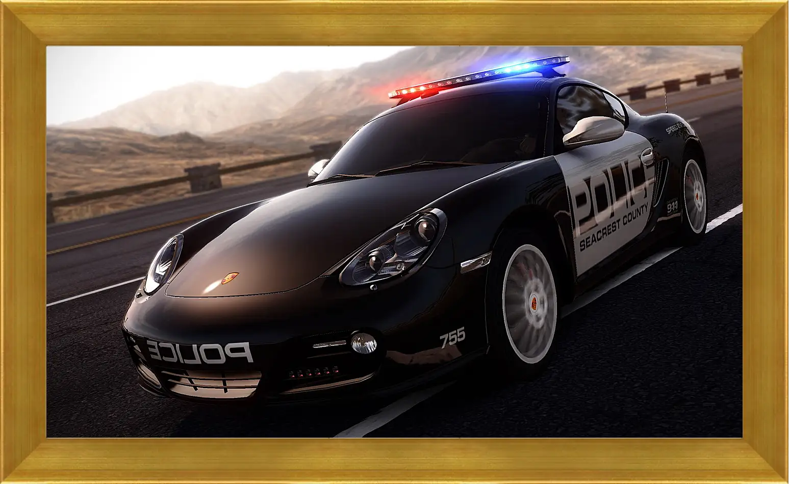 Картина в раме - nfs, need for speed, police
