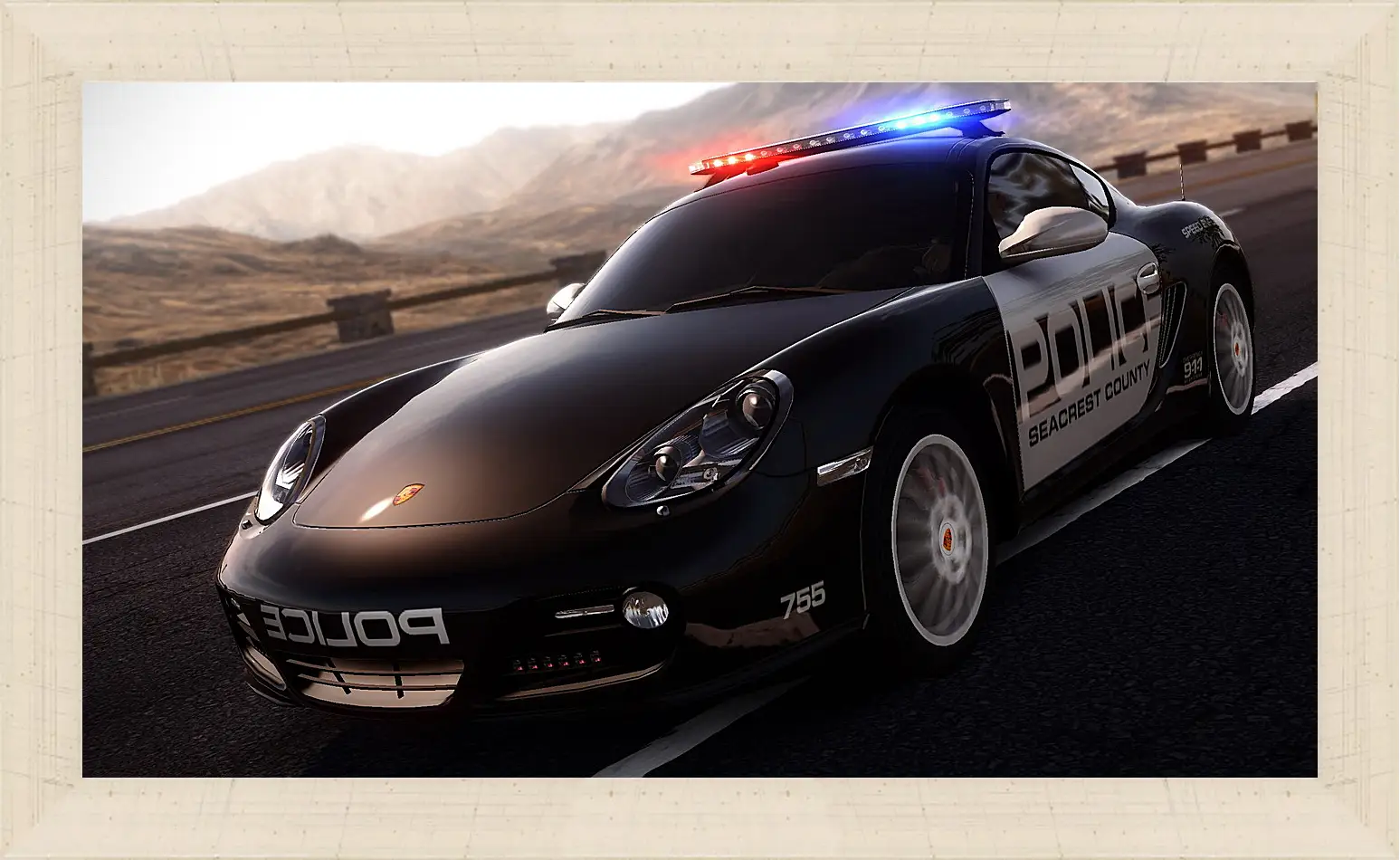 Картина в раме - nfs, need for speed, police
