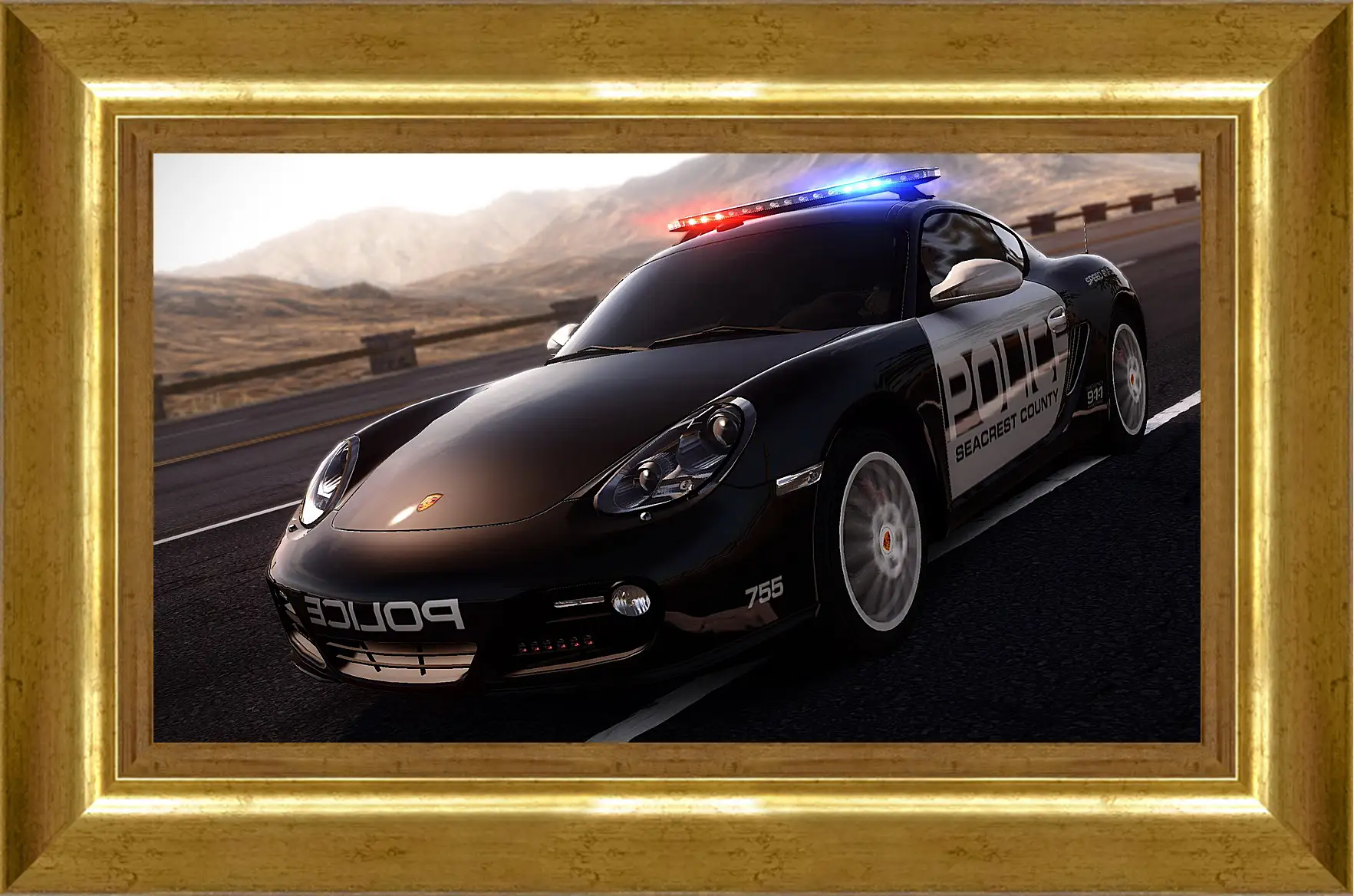 Картина в раме - nfs, need for speed, police
