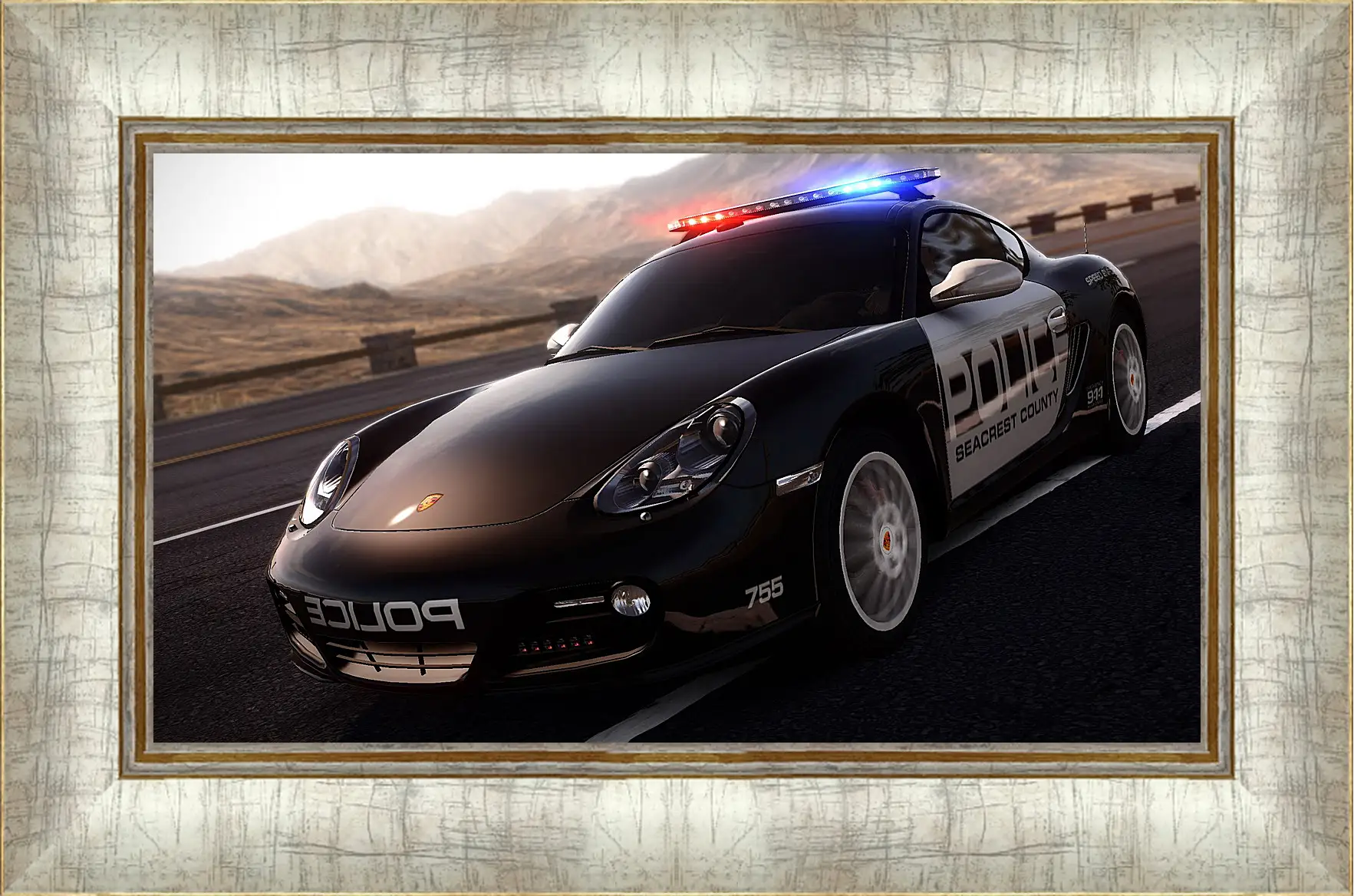 Картина в раме - nfs, need for speed, police
