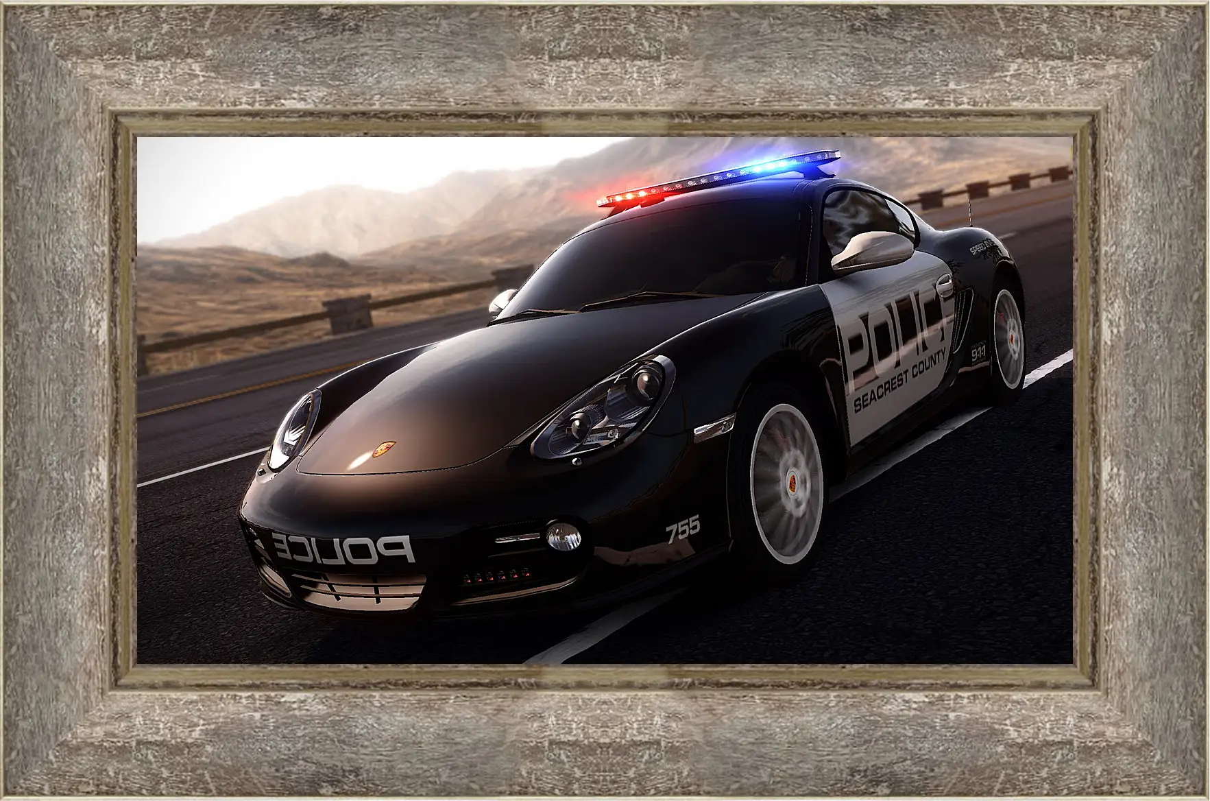 Картина в раме - nfs, need for speed, police
