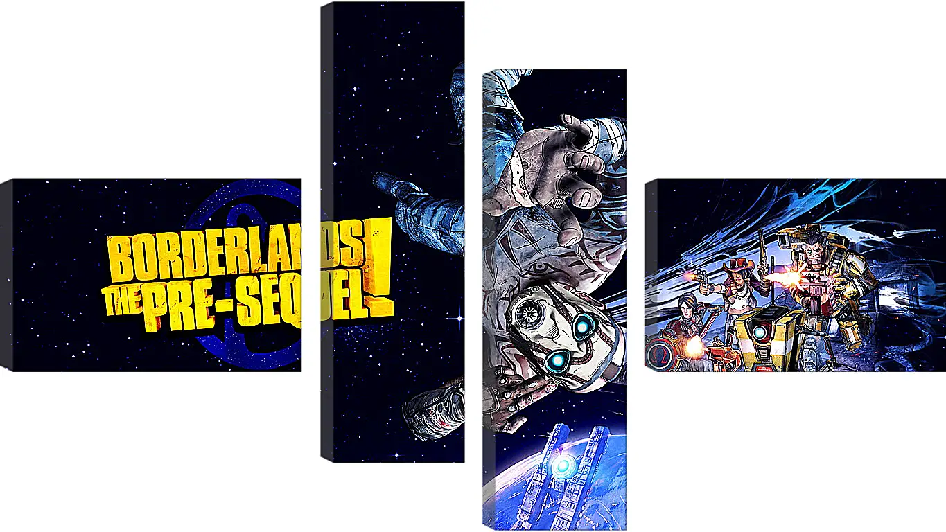 Модульная картина - borderlands the pre-sequel, 2014, 2k australia
