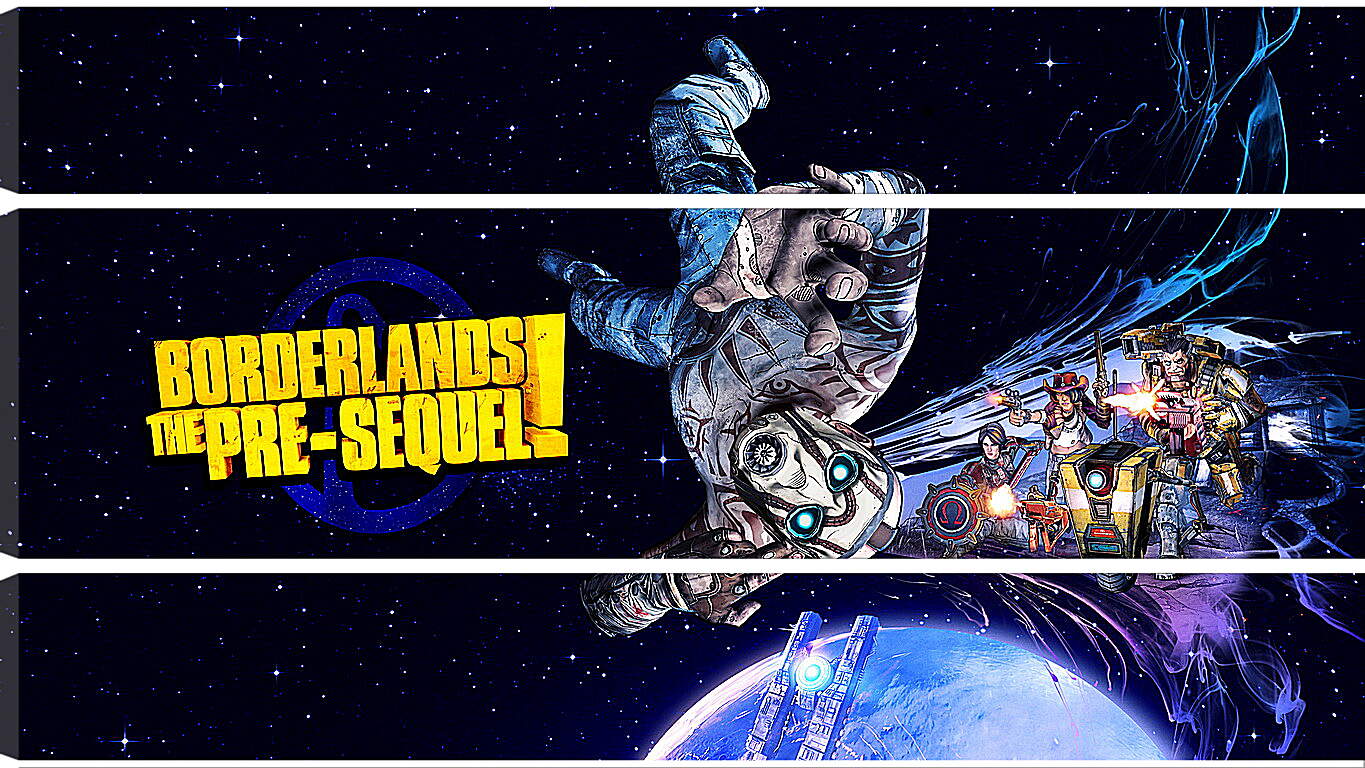 Модульная картина - borderlands the pre-sequel, 2014, 2k australia
