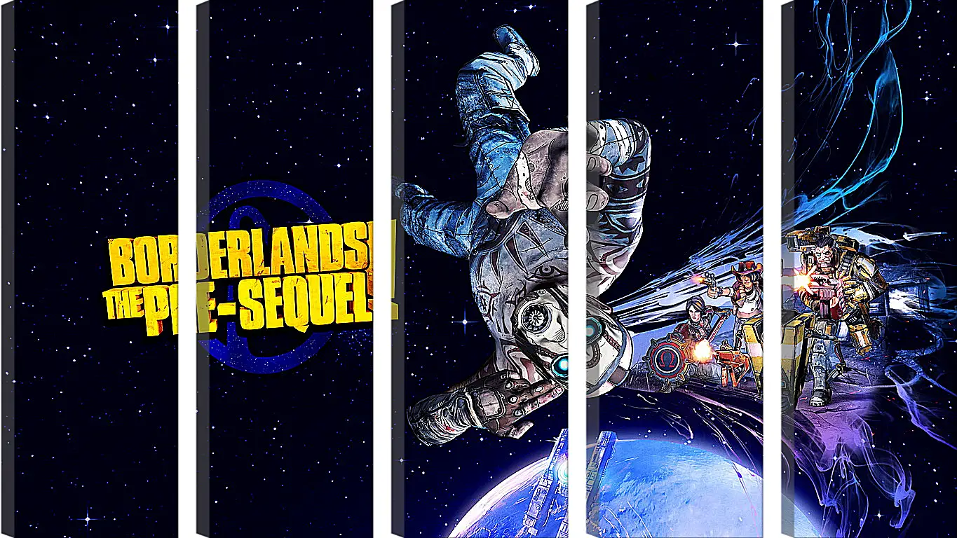 Модульная картина - borderlands the pre-sequel, 2014, 2k australia
