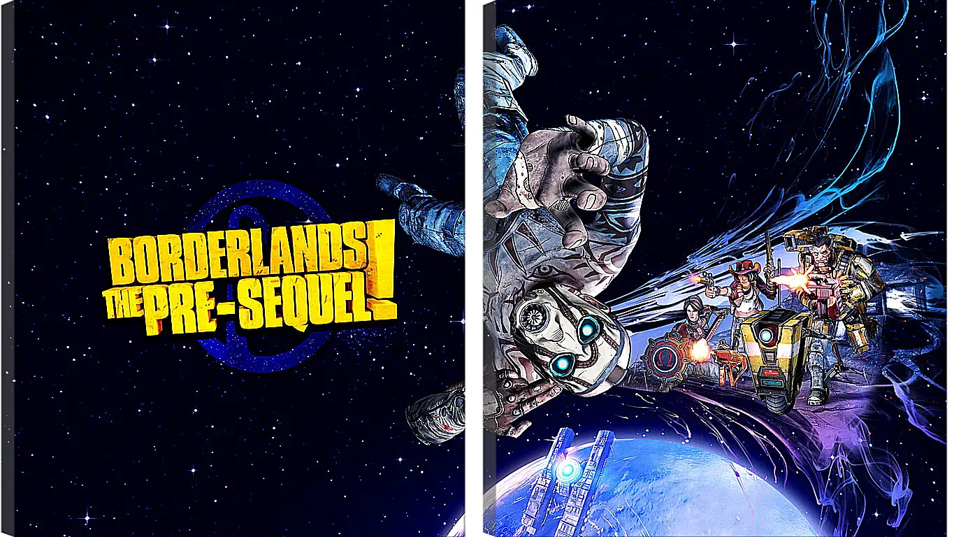 Модульная картина - borderlands the pre-sequel, 2014, 2k australia
