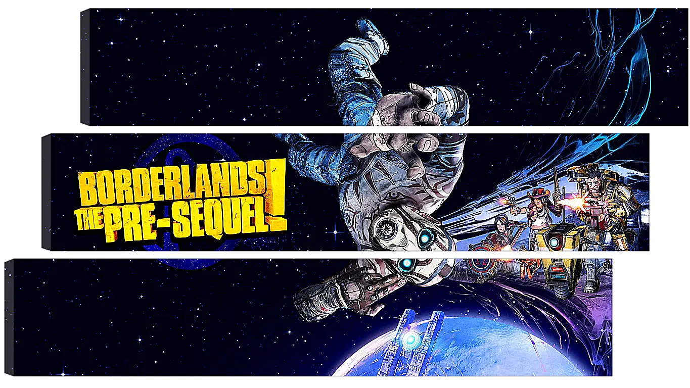 Модульная картина - borderlands the pre-sequel, 2014, 2k australia
