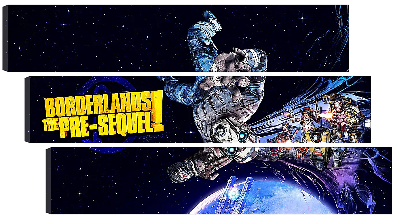 Модульная картина - borderlands the pre-sequel, 2014, 2k australia
