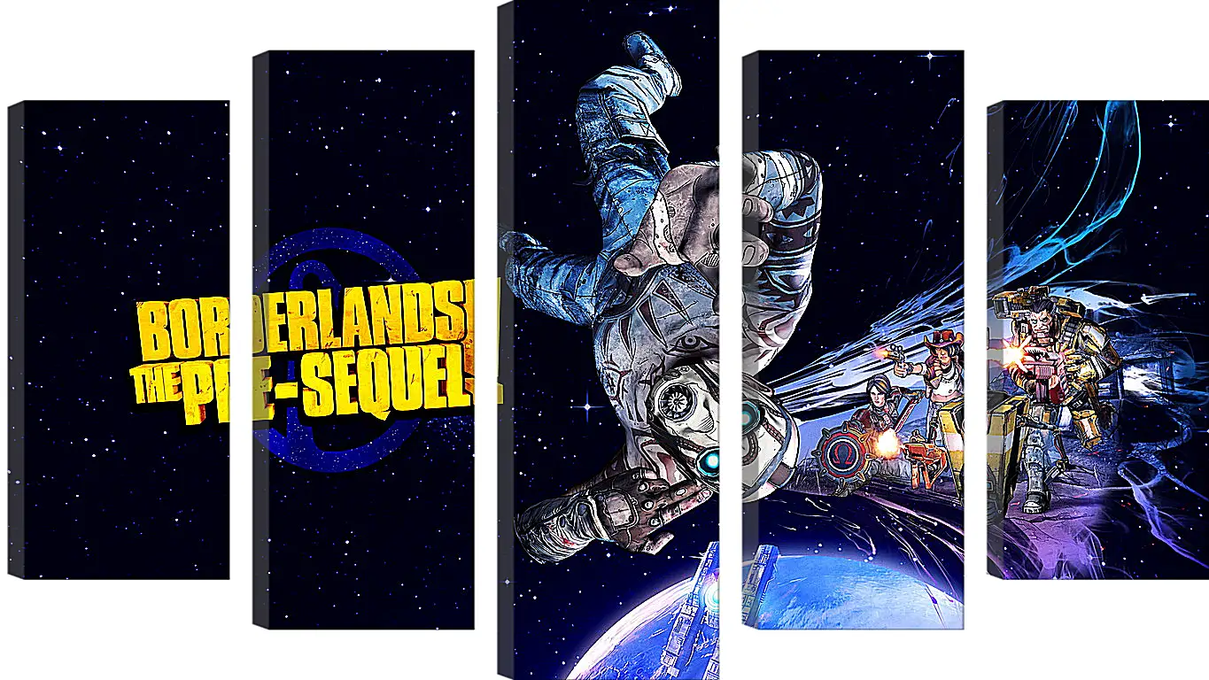 Модульная картина - borderlands the pre-sequel, 2014, 2k australia
