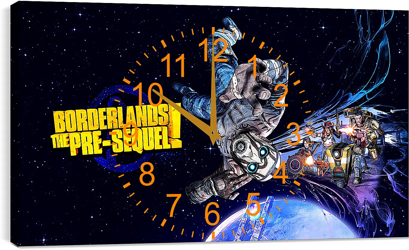 Часы картина - borderlands the pre-sequel, 2014, 2k australia
