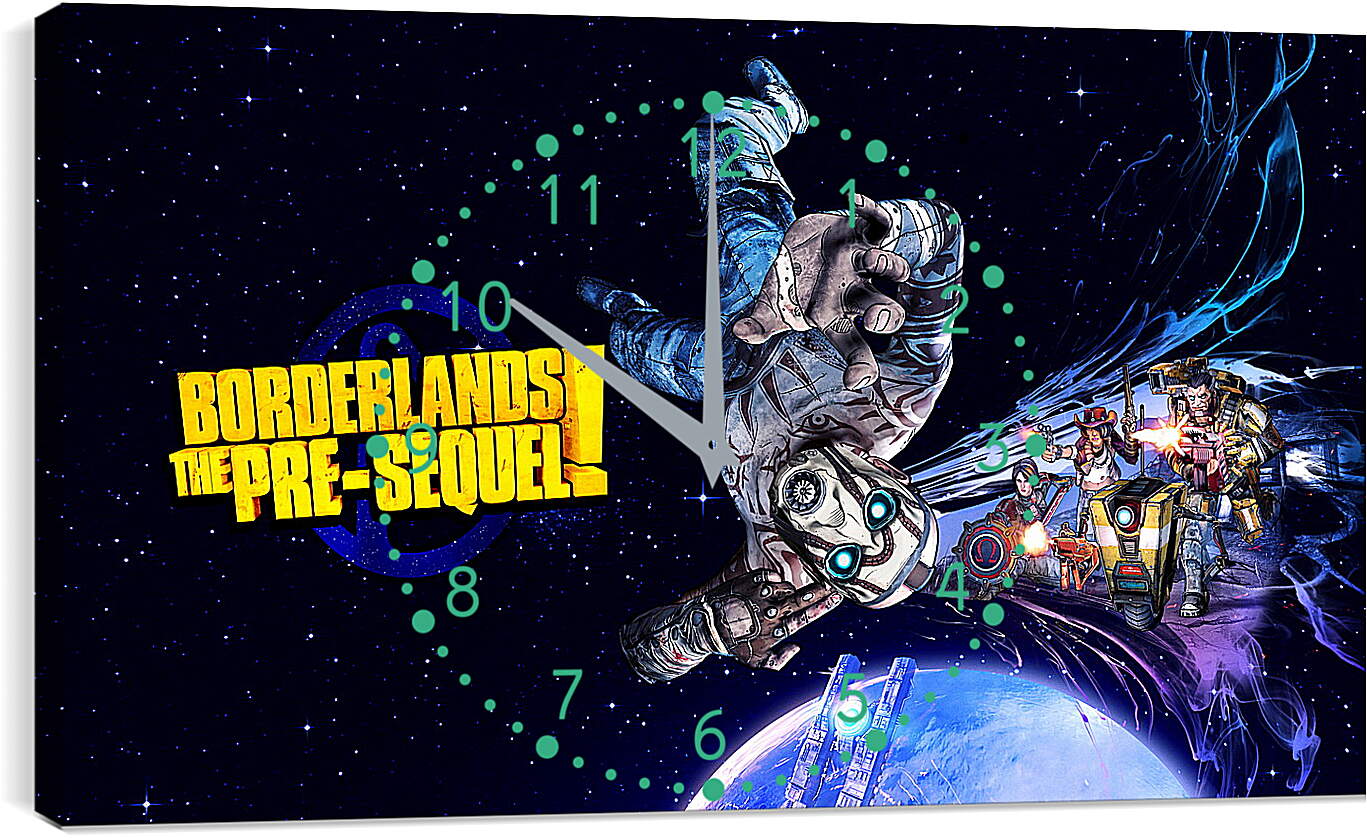 Часы картина - borderlands the pre-sequel, 2014, 2k australia
