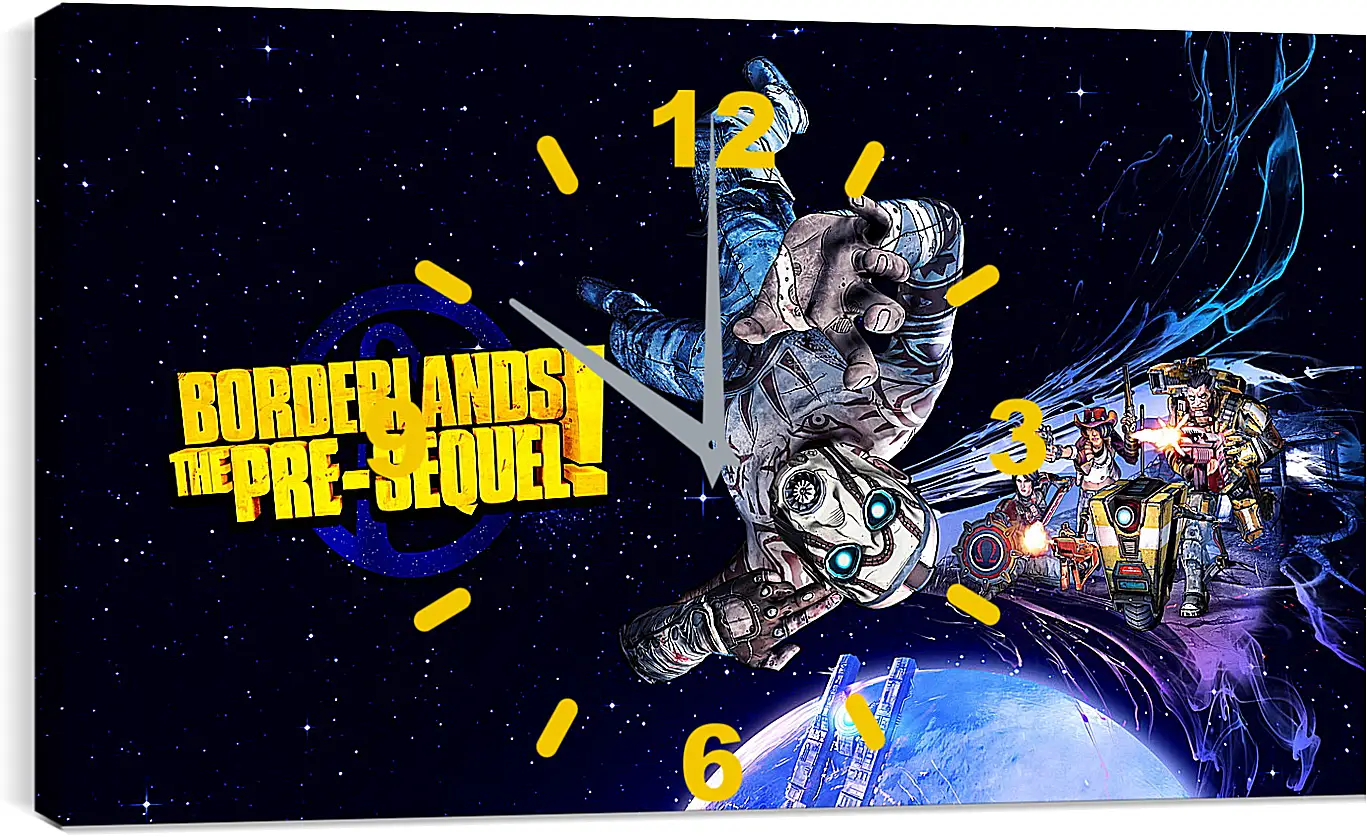 Часы картина - borderlands the pre-sequel, 2014, 2k australia
