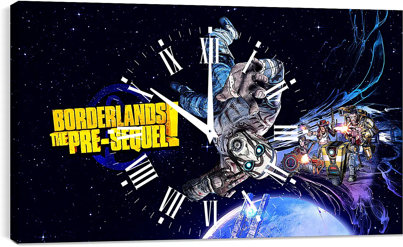 Часы картина - borderlands the pre-sequel, 2014, 2k australia
