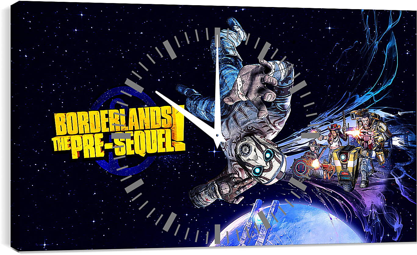 Часы картина - borderlands the pre-sequel, 2014, 2k australia
