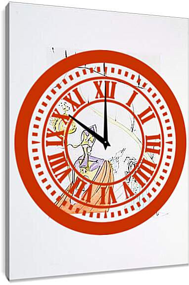 Часы картина - Божественность испанской культуры. Сальвадор Дали