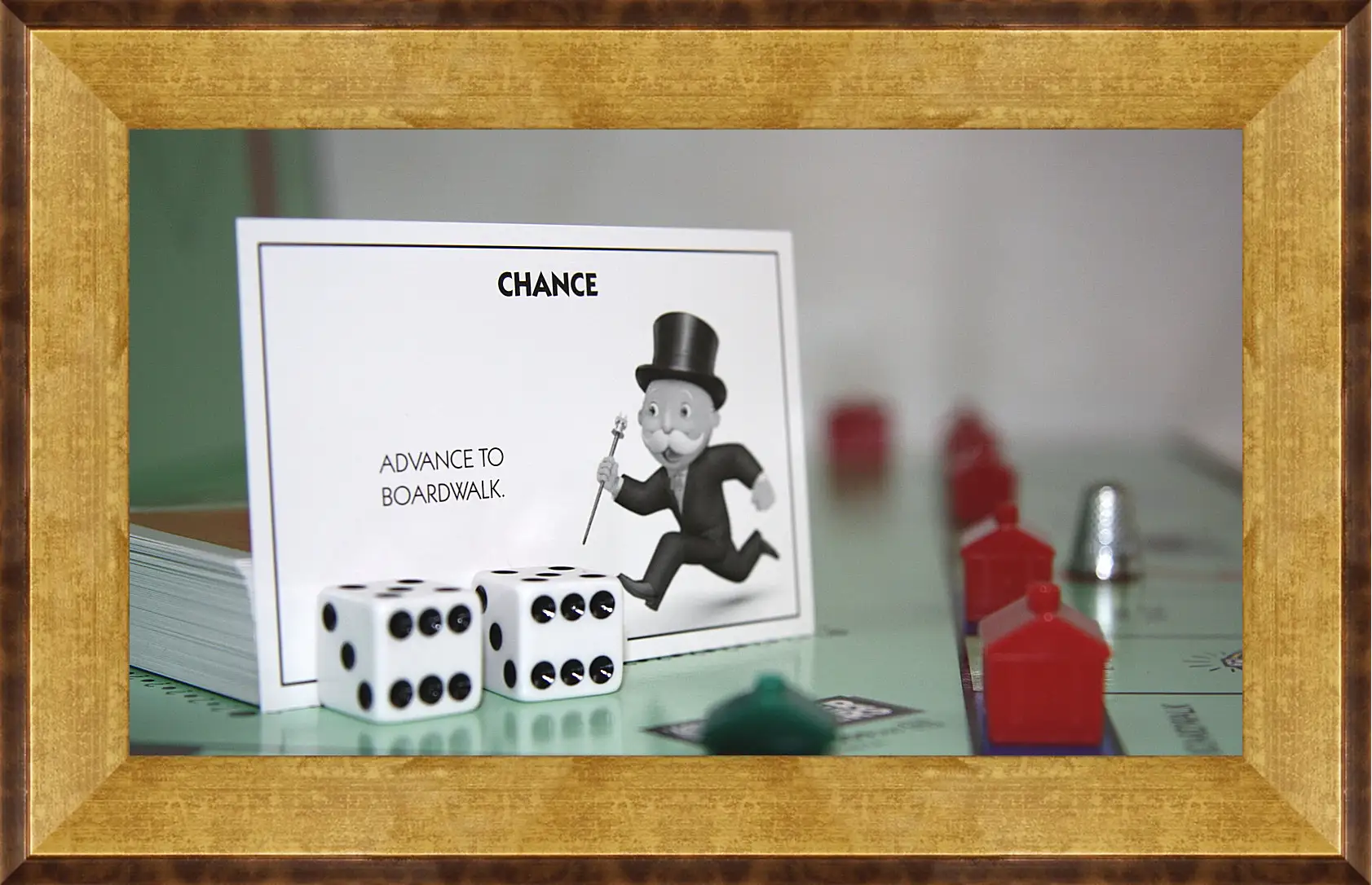 Картина в раме - monopoly, bones, game
