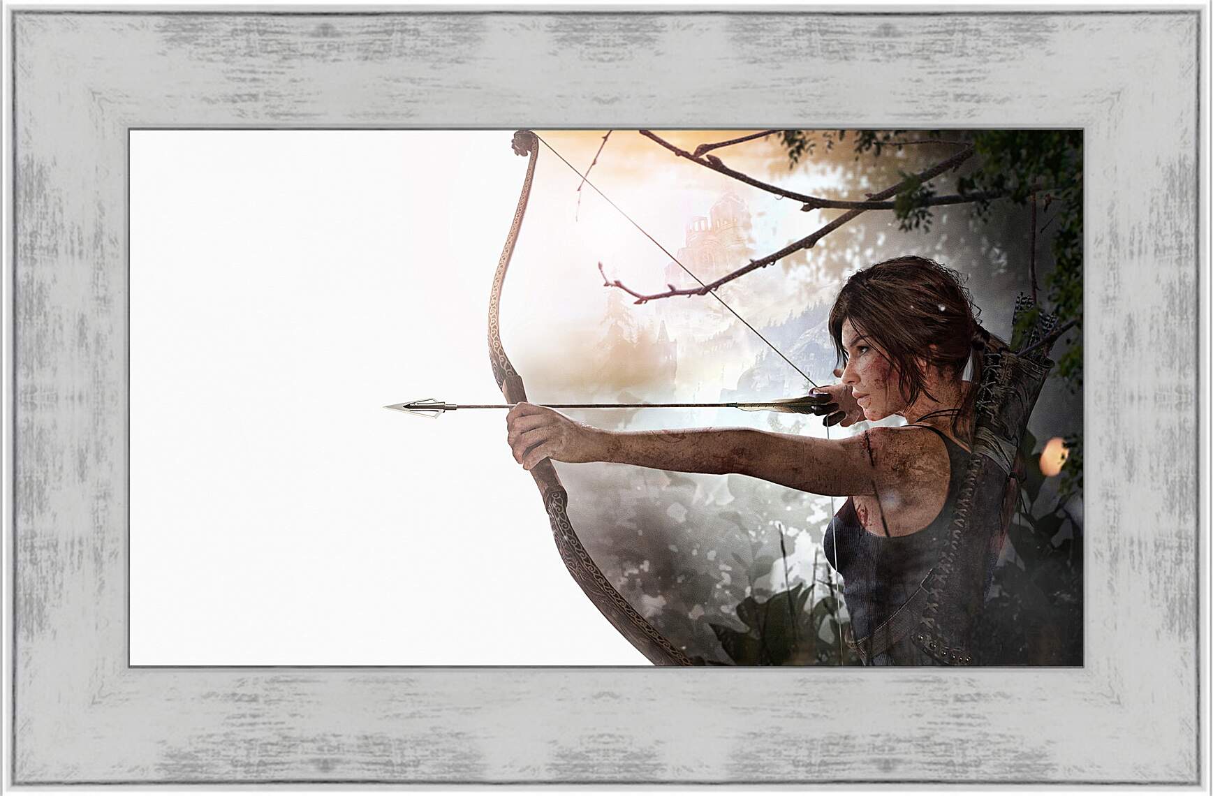 Картина в раме - lara croft, tomb raider, arrow