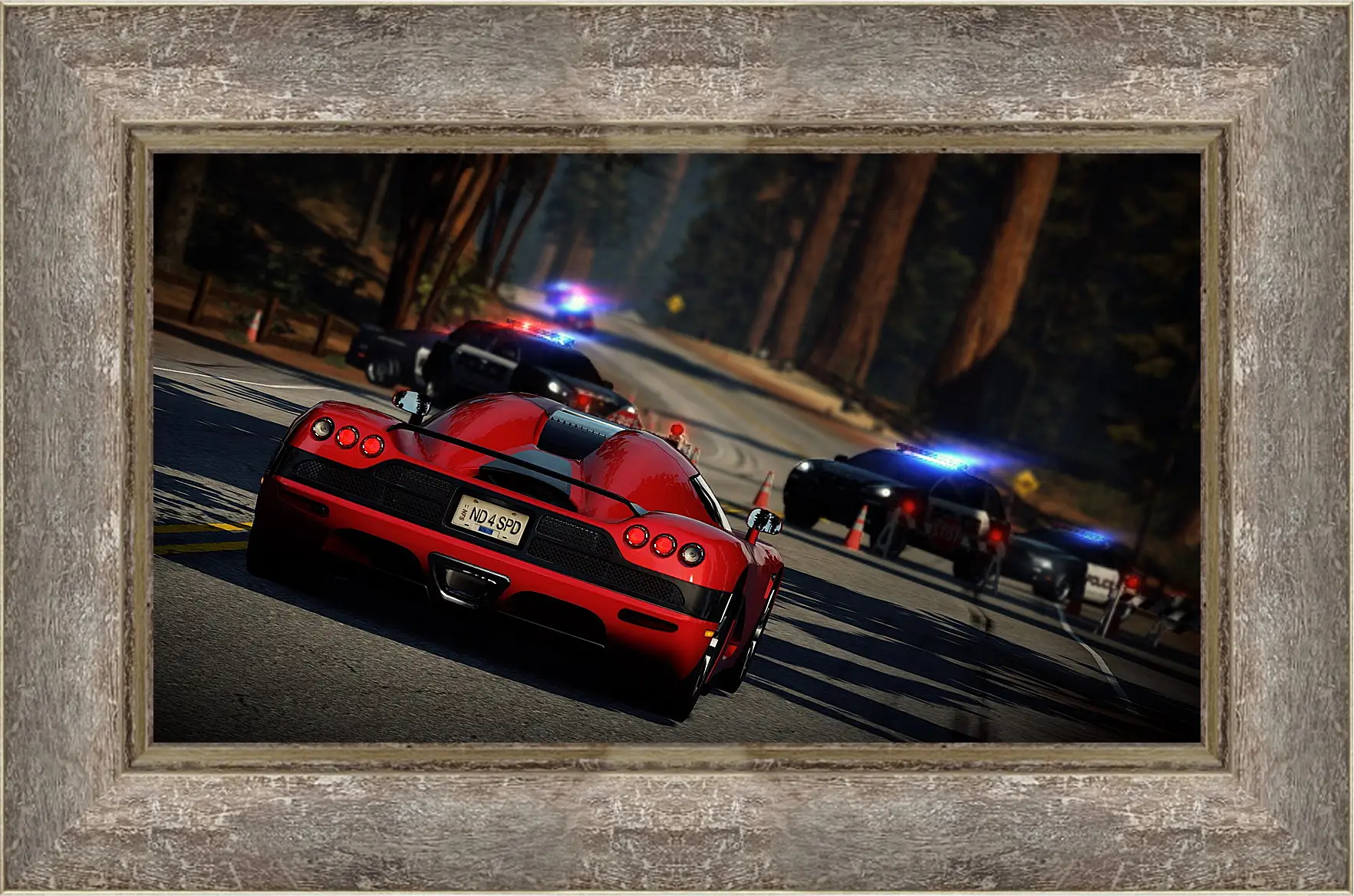 Картина в раме - nfs, need for speed, car
