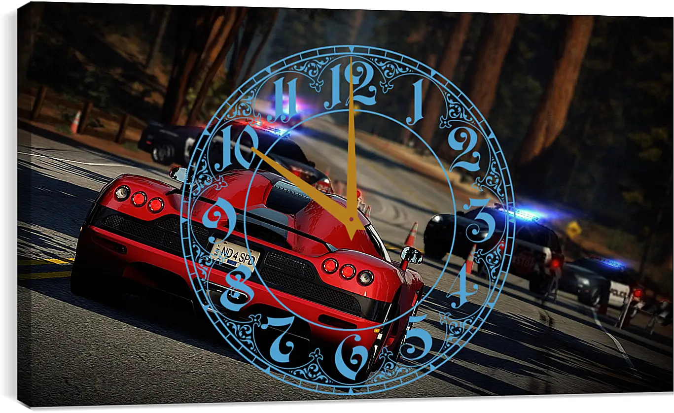 Часы картина - nfs, need for speed, car
