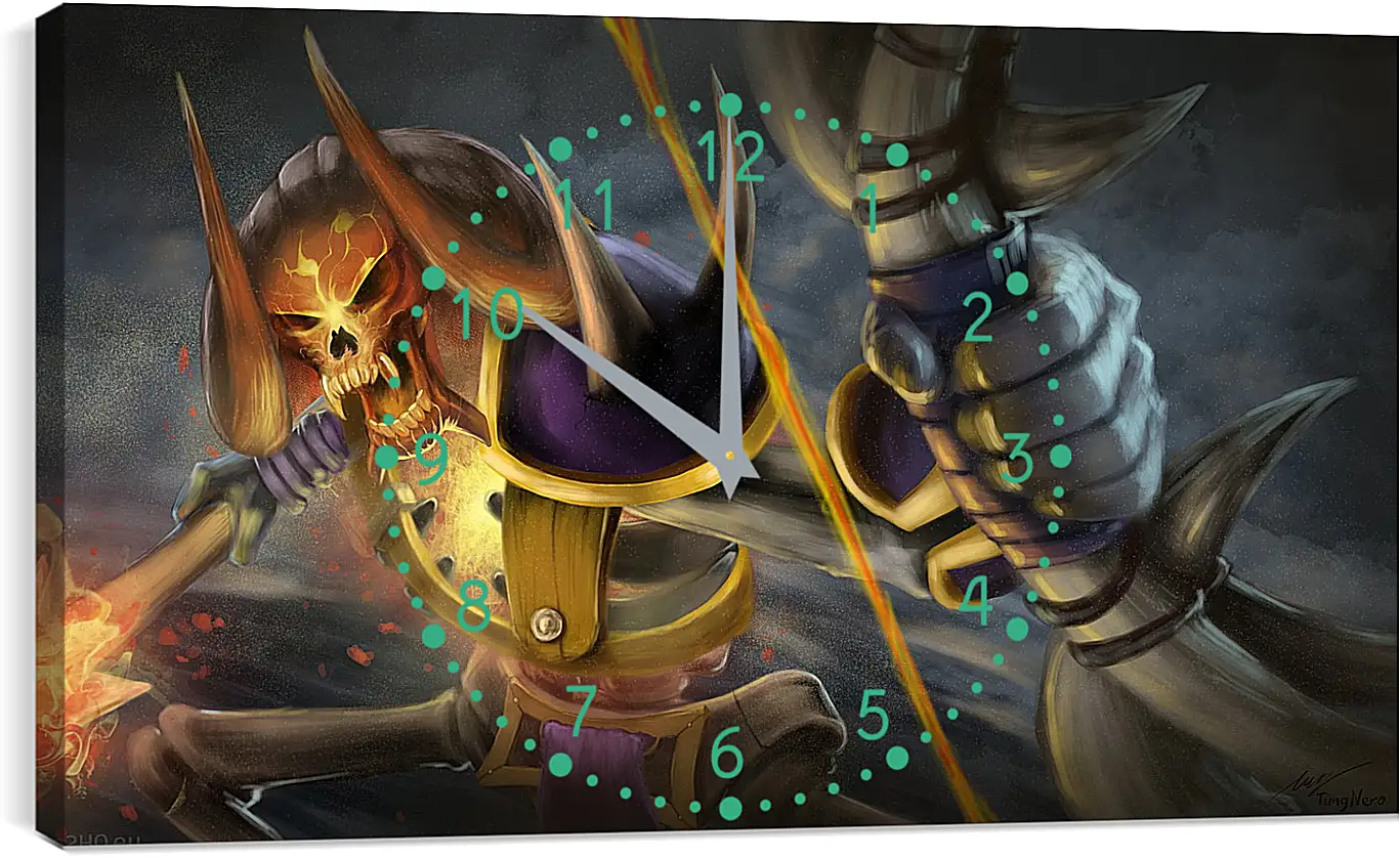 Часы картина - clinkz, dota 2, will fire on you