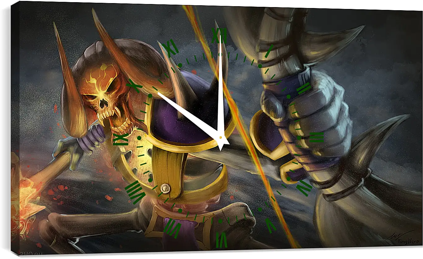 Часы картина - clinkz, dota 2, will fire on you