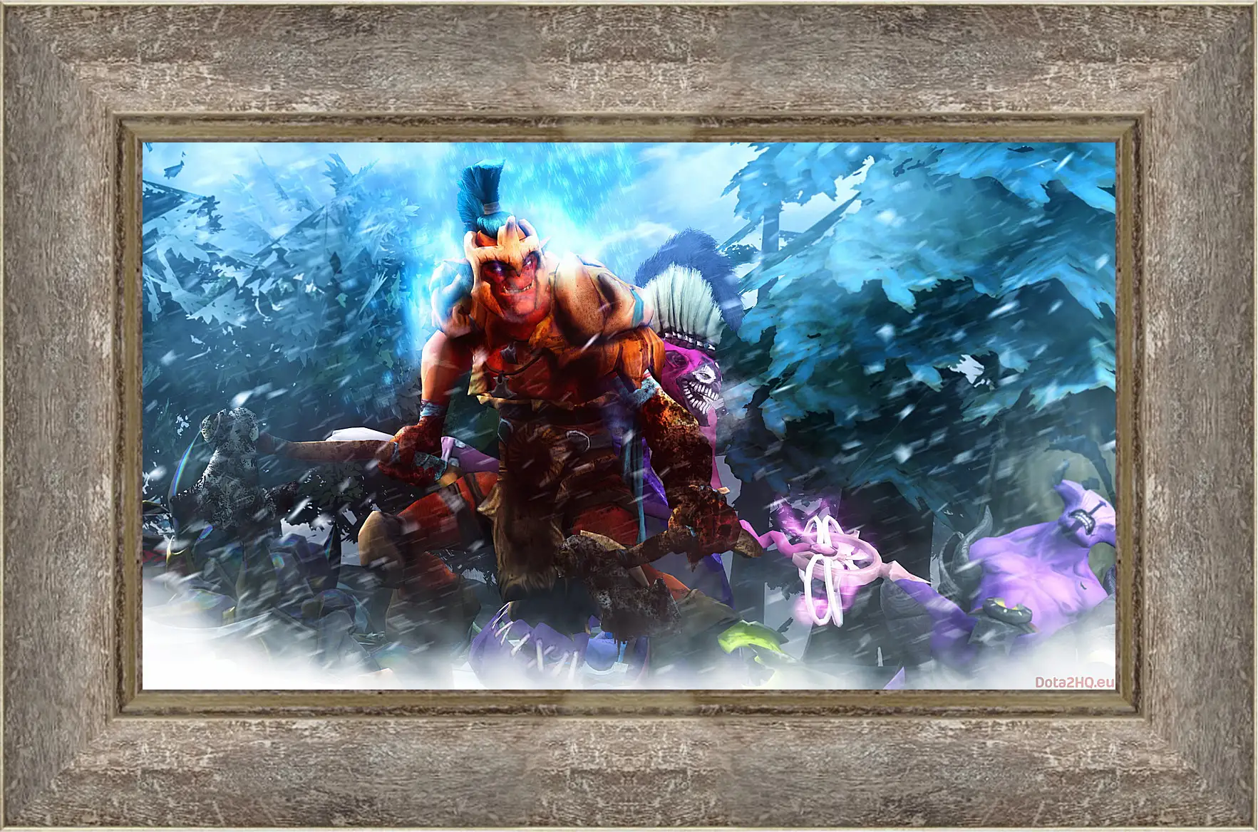 Картина в раме - two, dota 2, trolls