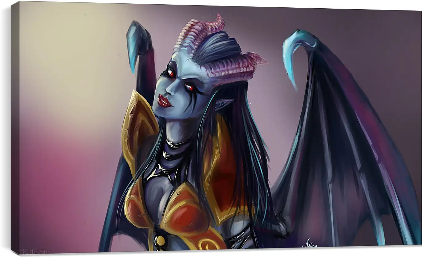 Постер и плакат - queen of pain, dota 2, art