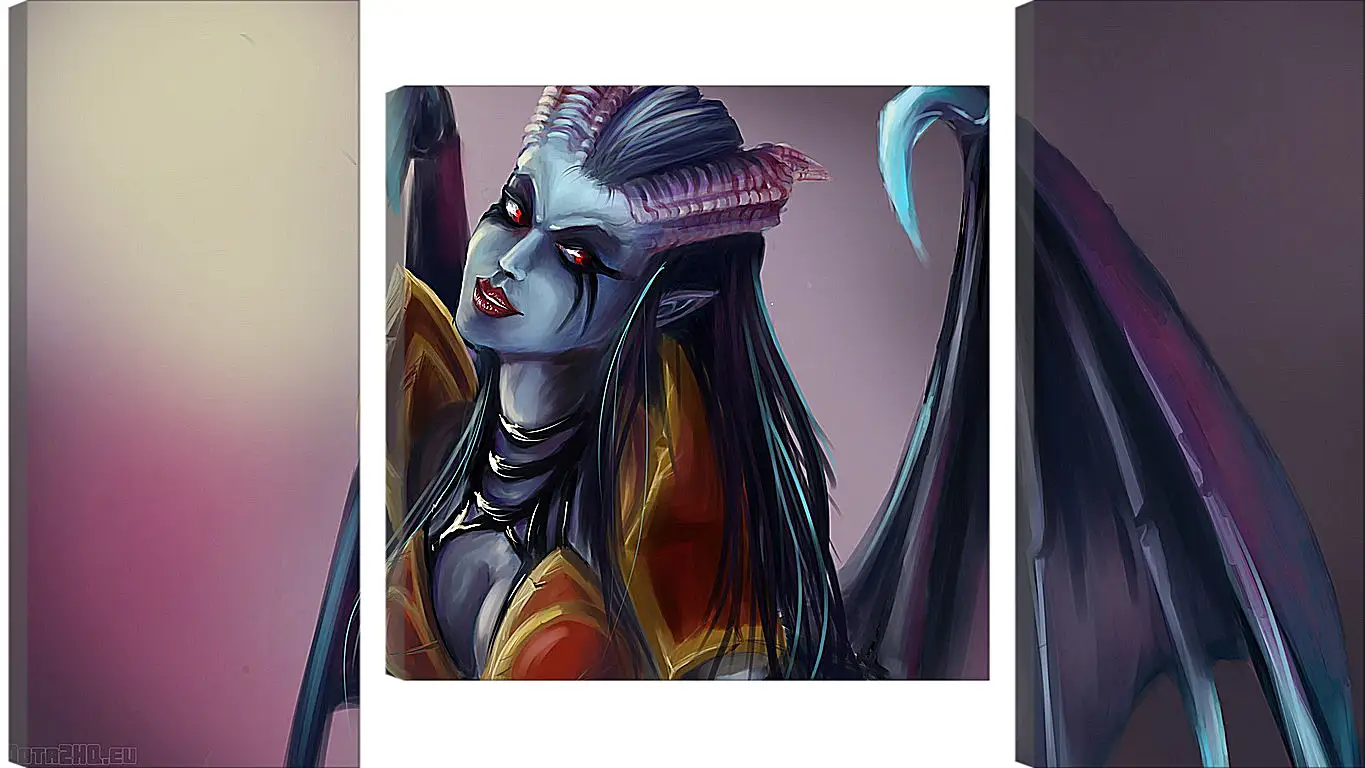 Модульная картина - queen of pain, dota 2, art