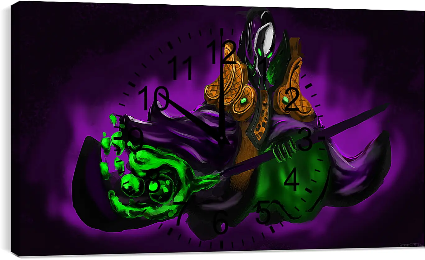 Часы картина - rubick, grand magus, dota 2