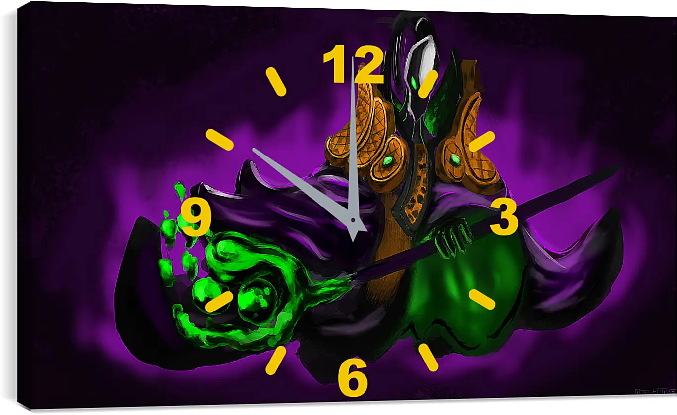 Часы картина - rubick, grand magus, dota 2
