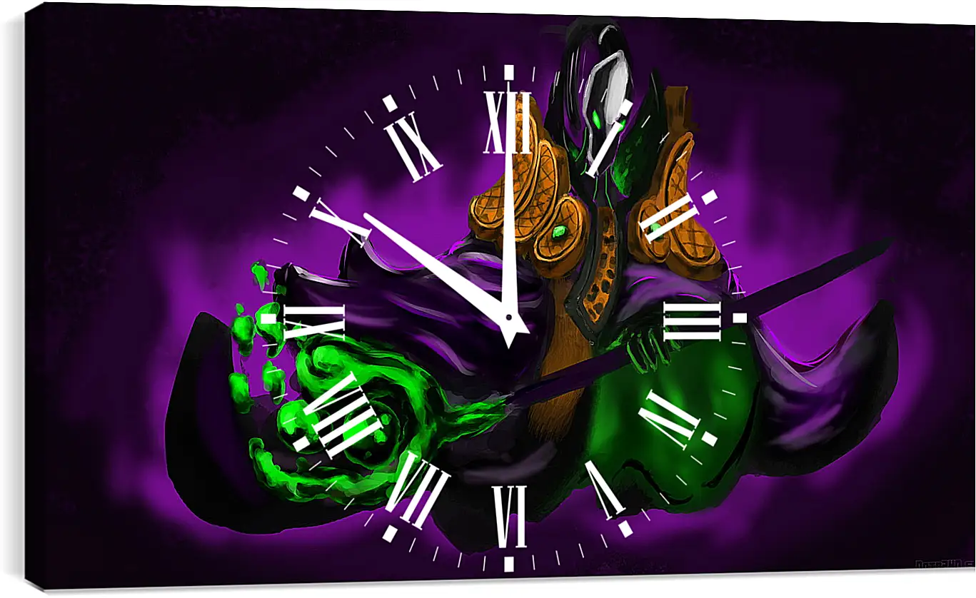 Часы картина - rubick, grand magus, dota 2