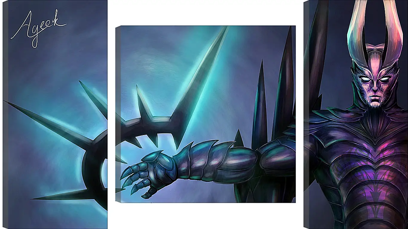 Модульная картина - terrorblade, dota 2, art