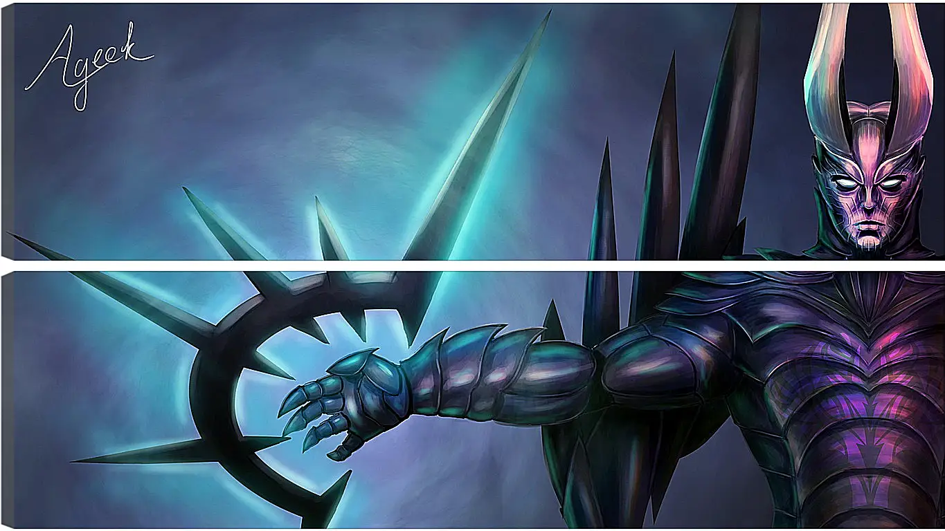 Модульная картина - terrorblade, dota 2, art