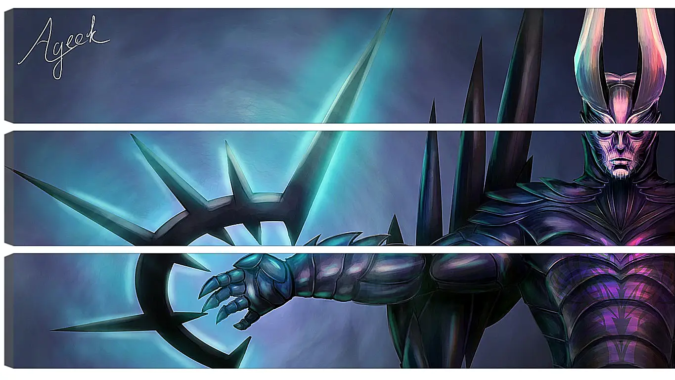 Модульная картина - terrorblade, dota 2, art