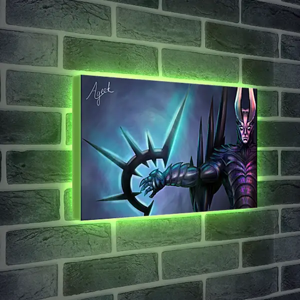 Лайтбокс световая панель - terrorblade, dota 2, art