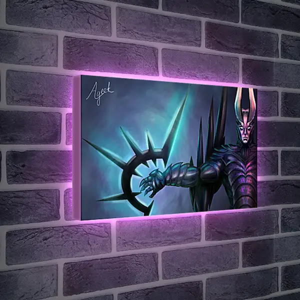 Лайтбокс световая панель - terrorblade, dota 2, art