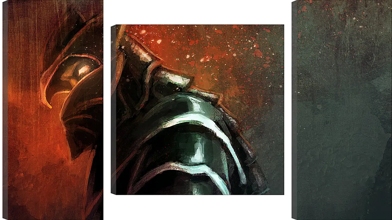Модульная картина - dragon wakes, dota 2, art