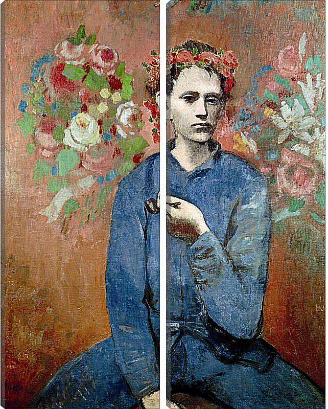 Модульная картина - Мальчик с трубкой. Пабло Пикассо
