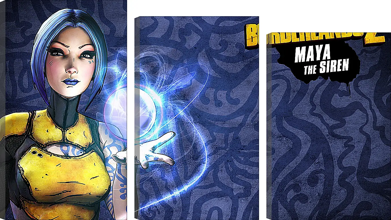 Модульная картина - borderlands 2, fps, rpg
