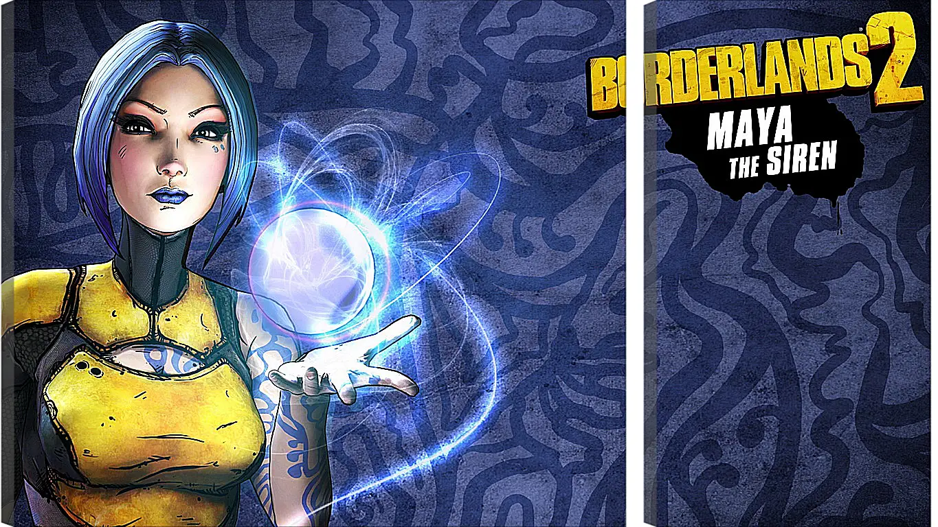 Модульная картина - borderlands 2, fps, rpg
