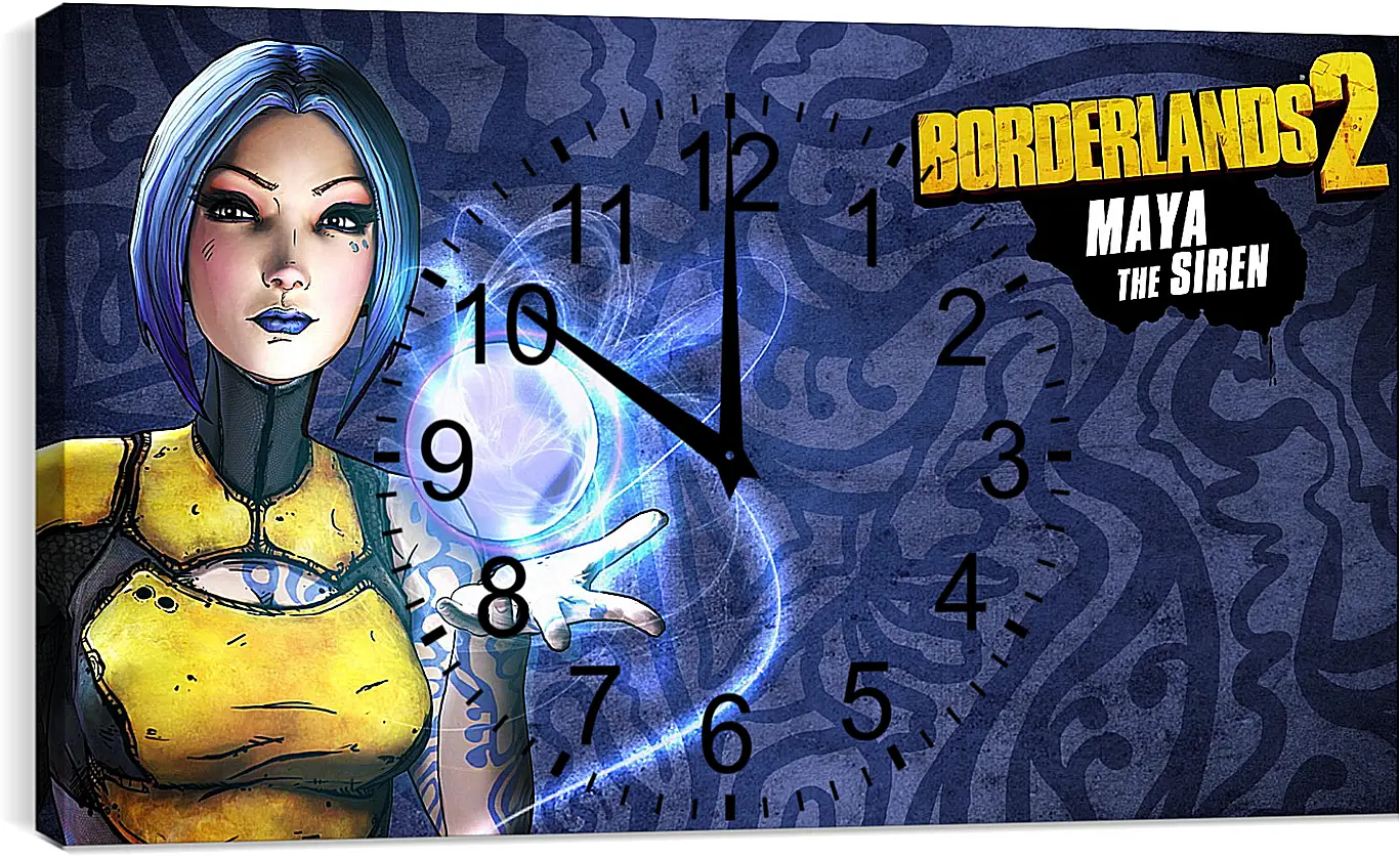 Часы картина - borderlands 2, fps, rpg
