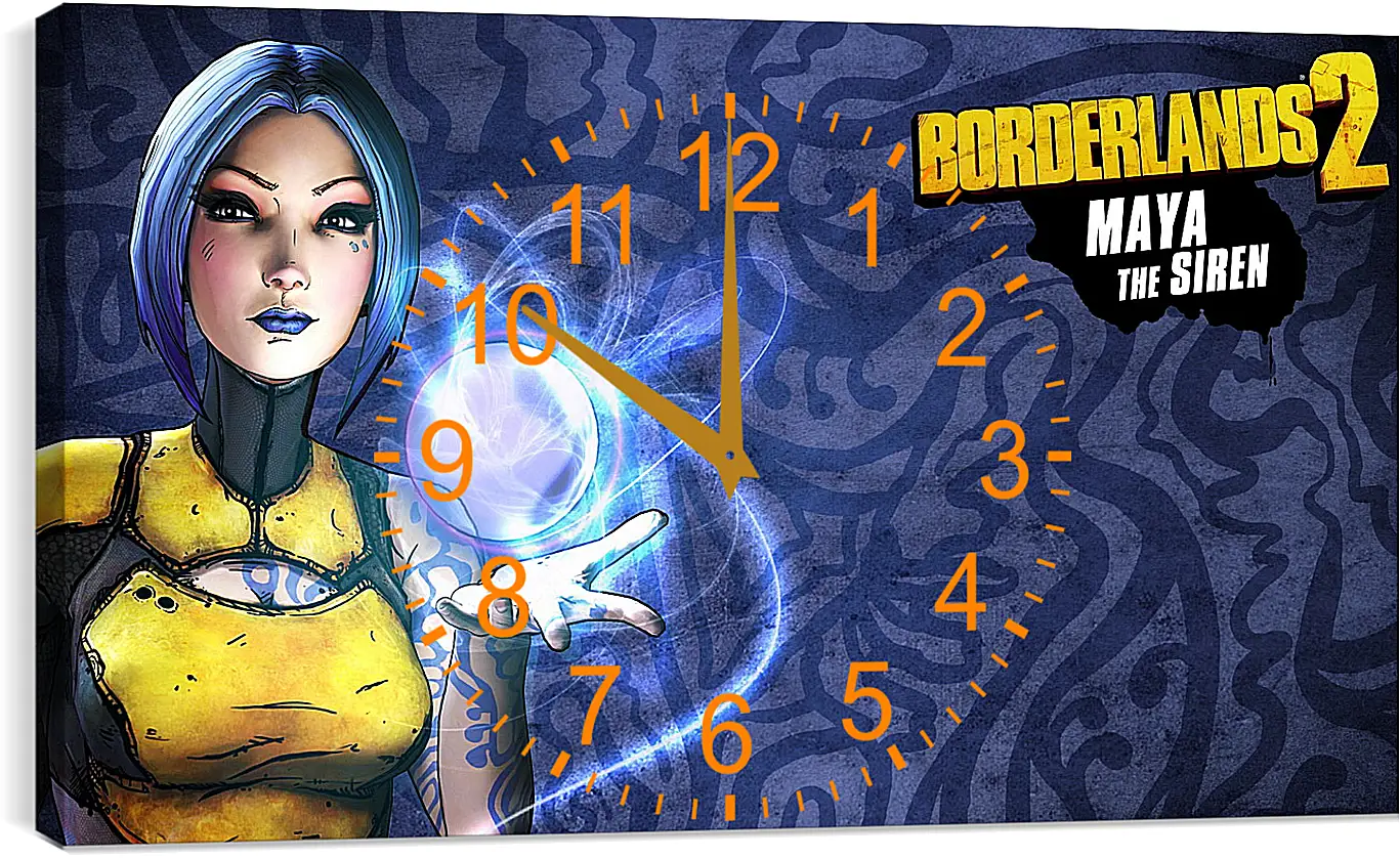 Часы картина - borderlands 2, fps, rpg
