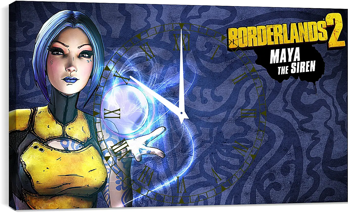 Часы картина - borderlands 2, fps, rpg
