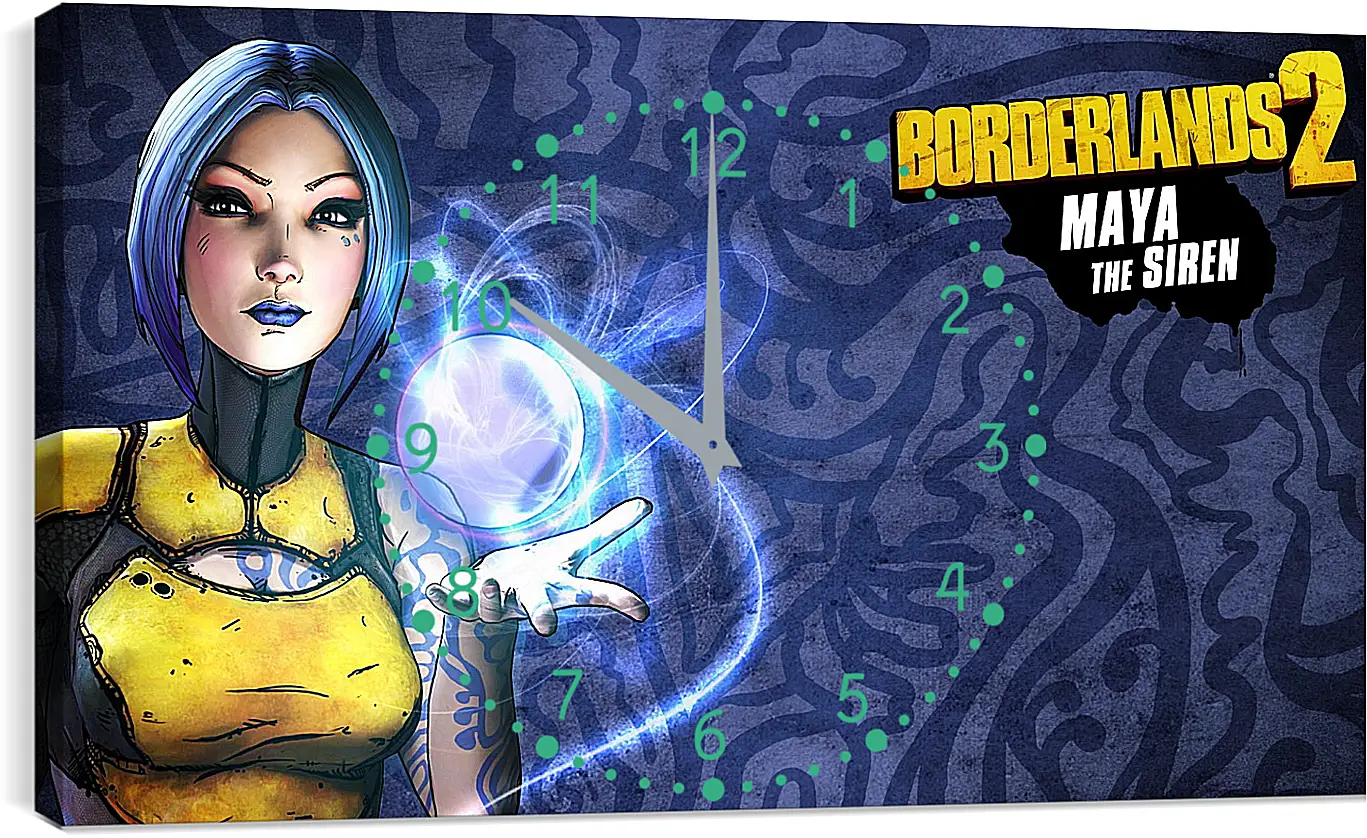 Часы картина - borderlands 2, fps, rpg
