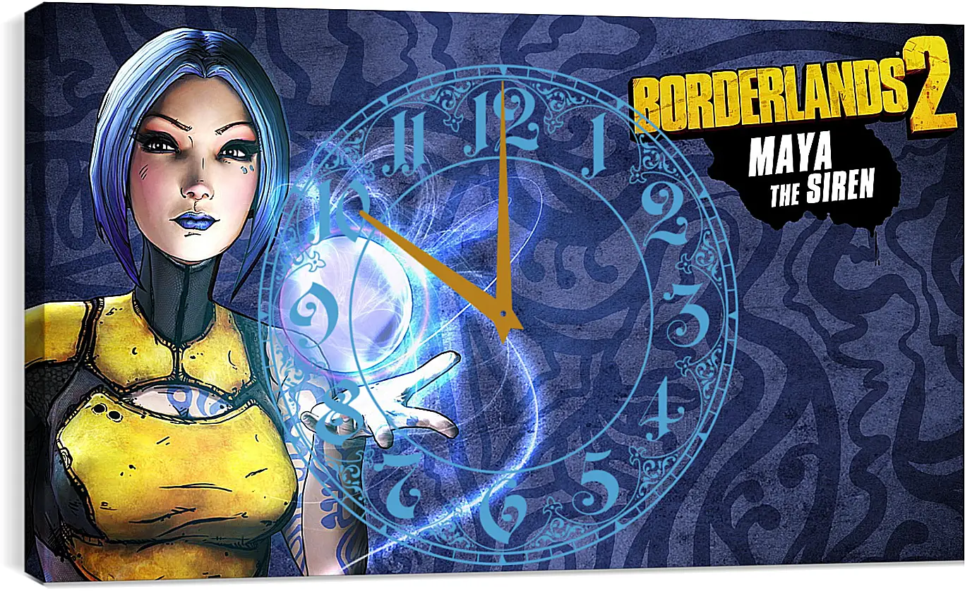 Часы картина - borderlands 2, fps, rpg
