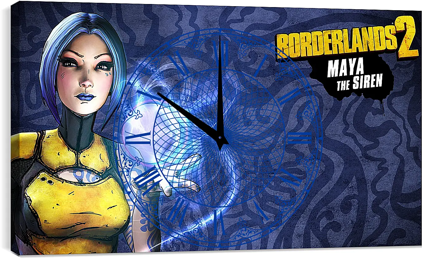 Часы картина - borderlands 2, fps, rpg
