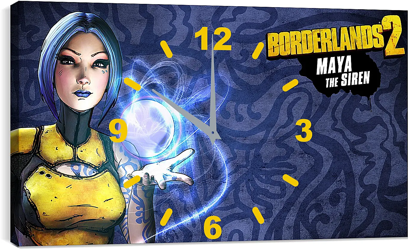 Часы картина - borderlands 2, fps, rpg
