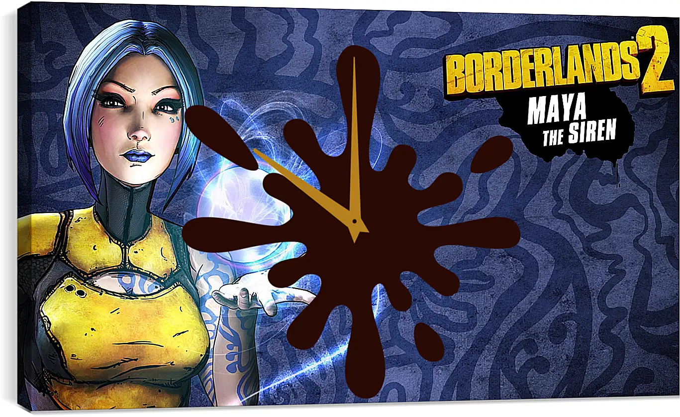 Часы картина - borderlands 2, fps, rpg
